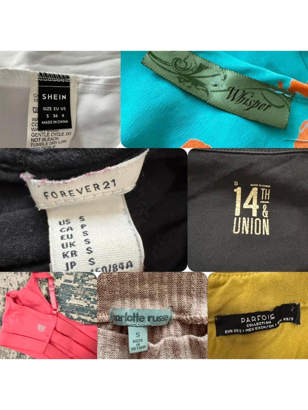 12 Piece Women’s Tops Bundle XS/S - Mixed Brands Y2K Casual Dressy Lot - Picture 5 of 7
